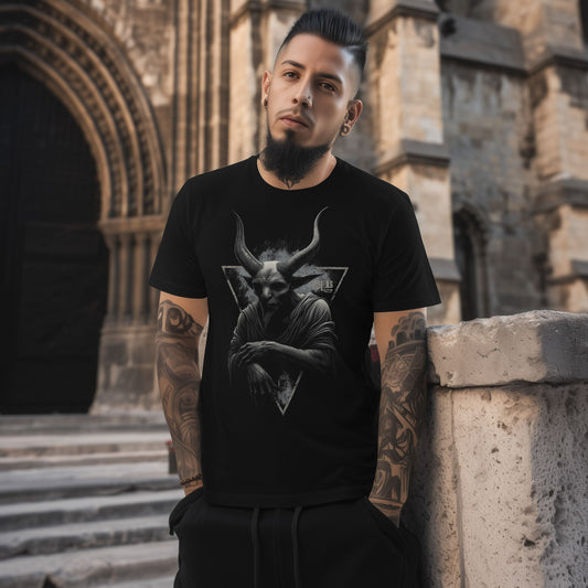 devil inside baphomet shirt