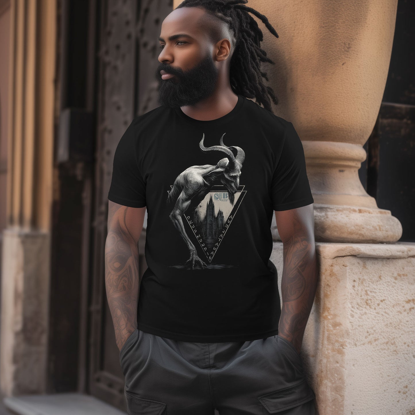 goat devil baphomet shirt