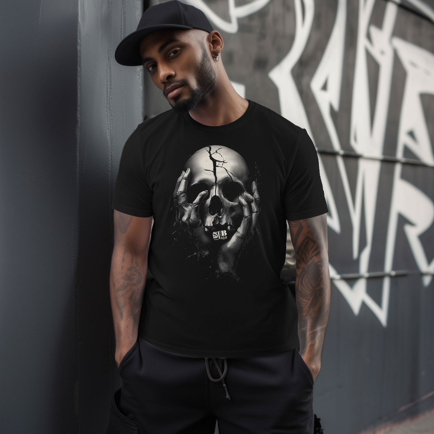 thinking skull shirt
