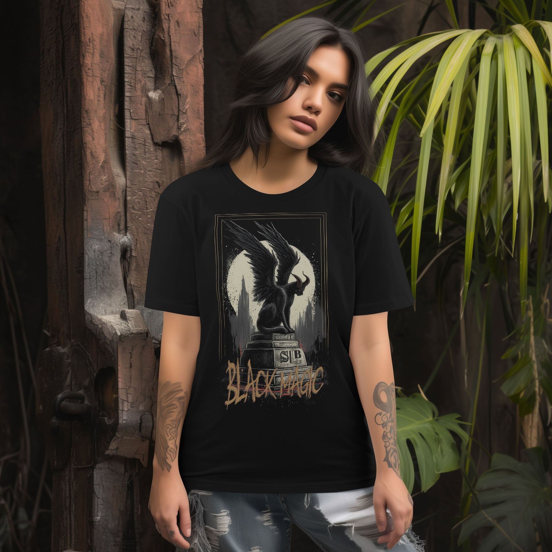 black magic dark art shirt design