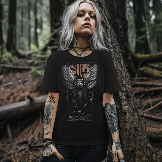 dark art cicada shirt